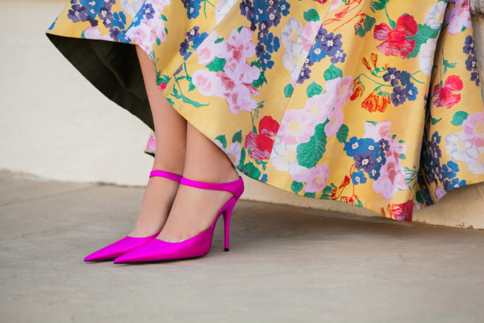 balenciaga pink mules