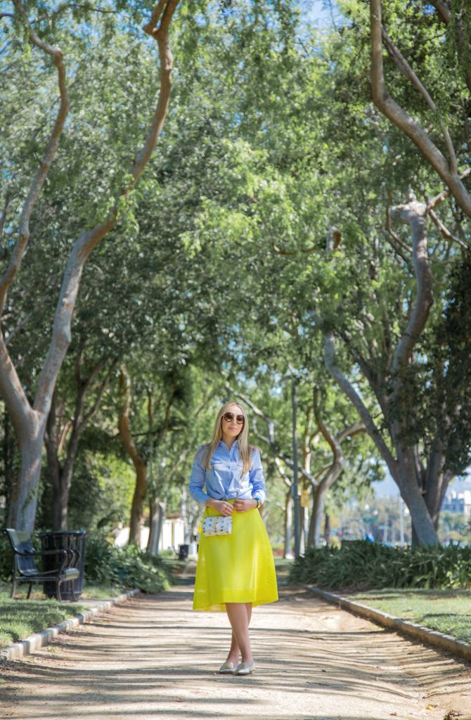 nicholas kirkwood beya loafer,Pastel spring outfit,Yellow skirt outfit,Asos shirt,asos western shirt,hermes collier de chien cuff,Saint Laurent prairie bag,Saint laurent floral bag,Saint Laurent bag,How to style yellow skirt,Saint laurent spring outfit,festival ready