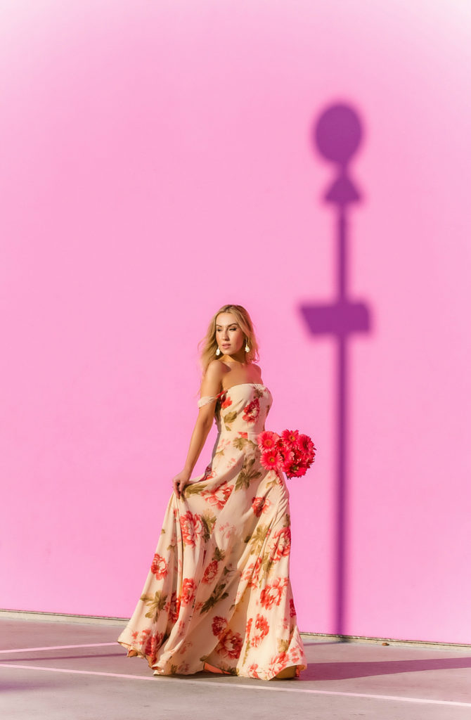 reformation-floral-off-the-shoulder-dress,la-pink-wall,reformation-dressfloral-maxi,pastel-floral-maxi-dress,floral-maxi-dress,maxi-dress,oscar-de-la-rent-tulip-earrings,pink-wall,maxi-off-the-shoulder-dress,reformation,reformation-floral-dress,sun-kissed