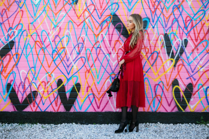 Bleeding Hearts,alfred coffee wall,Philosophy Di Lorenzo Serafini's red midi dress,Philosophy Di Lorenzo Serafini braided tie lace dress,Philosophy Di Lorenzo Serafini's ruby-red midi dress,bleading hearts mural,Bleeding hearts wall,hearts wall LA,Philosophy Di Lorenzo Serafini red braided tie lace dress,Chanel shoes,Zara beaded bag,Rodeo drive,Philosophy red dress,how to wear chanel blazer,How to style Chanel tweed jacket,Chanel camelia jacket,chanel tweed jacket,Philosophy Di Lorenzo Serafini's red dress