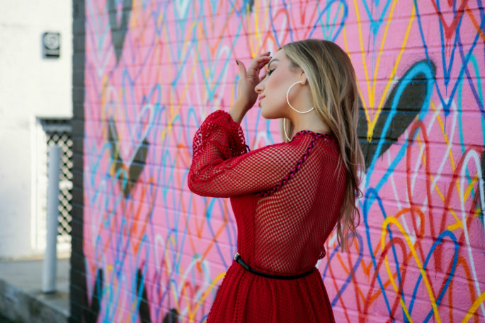 alfred coffee wall,Philosophy Di Lorenzo Serafini's red midi dress,Philosophy Di Lorenzo Serafini braided tie lace dress,Philosophy Di Lorenzo Serafini's ruby-red midi dress,bleading hearts mural,Bleeding hearts wall,hearts wall LA,Philosophy Di Lorenzo Serafini red braided tie lace dress,Chanel shoes,Zara beaded bag,Rodeo drive,Philosophy red dress,how to wear chanel blazer,How to style Chanel tweed jacket,Chanel camelia jacket,chanel tweed jacket,Philosophy Di Lorenzo Serafini's red dress