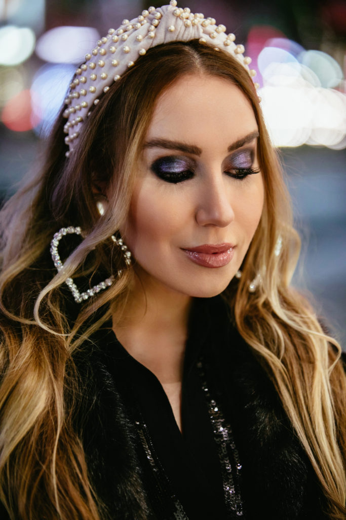 lele sadoughi headband,zara faux fur coat,New Years 2019 outfit,Alessandra Rich pearl heart earrings,Chanel woc caviar,Chanel pearl boots,How to wear faux fur 2019,Faux fur coat 2019,Alessandra Rich crystal pearl heart earrings,Alessandra Rich crystal pearl embellished heart earrings,lele sadoughi pearl headband,Chanel red caviar woc,Wolford Small Fishnet Tights,Chanel woc in red,lele sadoughi headband with pearls